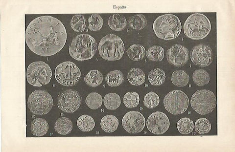 LAMINA ESPASA 15606: Monedas de España