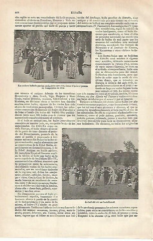 LAMINA ESPASA 15647: Sardana en Camprodon en 1904