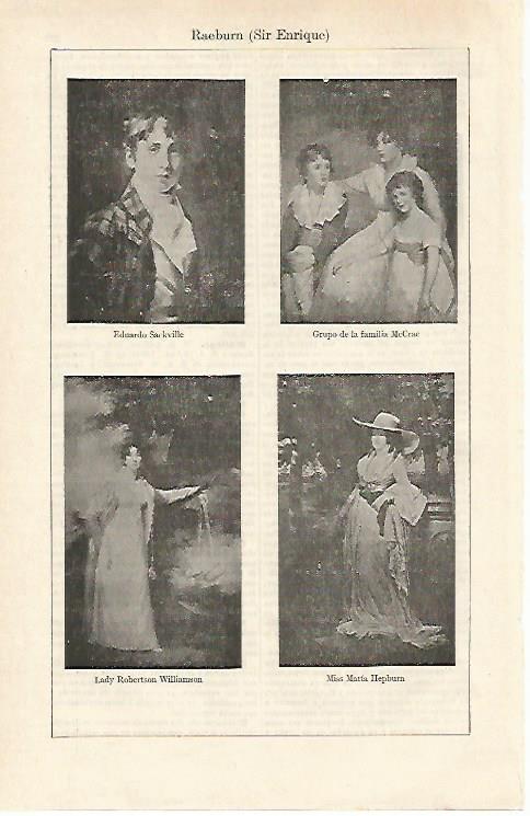 LAMINA ESPASA 15889: Retratos pintados por Sir H. Raeburn