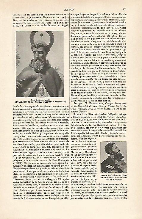 LAMINA ESPASA 15938: San Ramon Nonato
