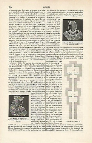 LAMINA ESPASA 15948: Planta de la tumba de Ramses VI