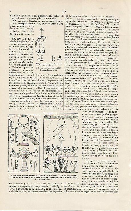 LAMINA ESPASA 15872: Jeroglificos egipcios a Ra