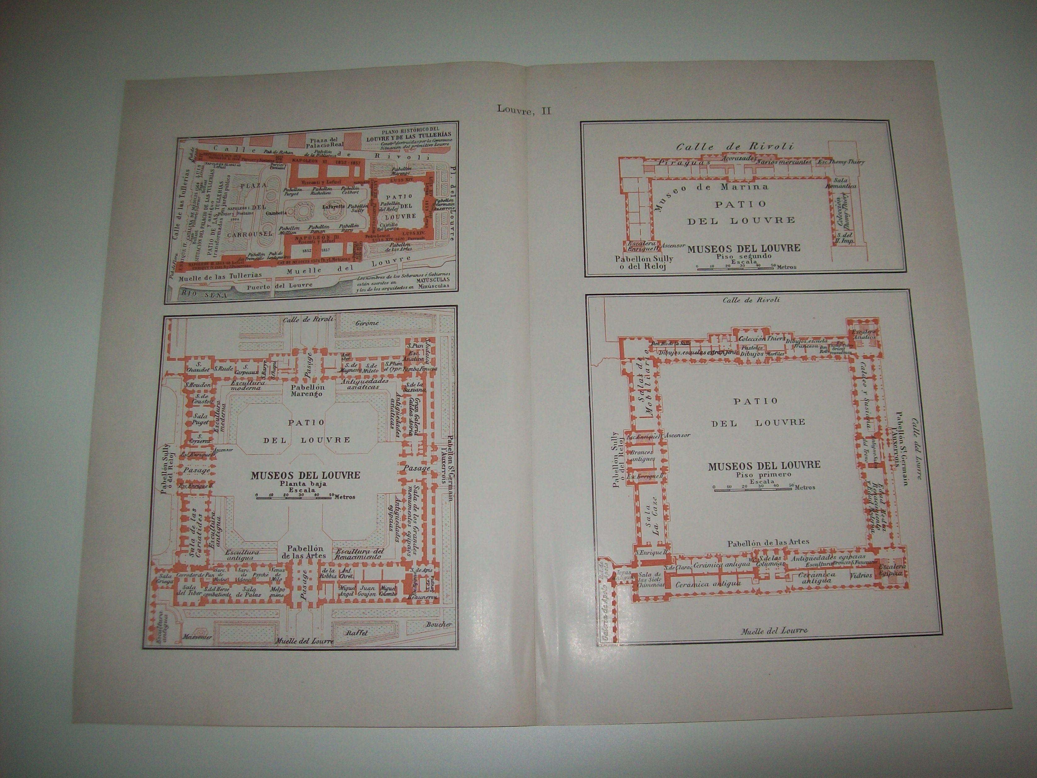 LAMINA ESPASA 1539: Plano del Louvre