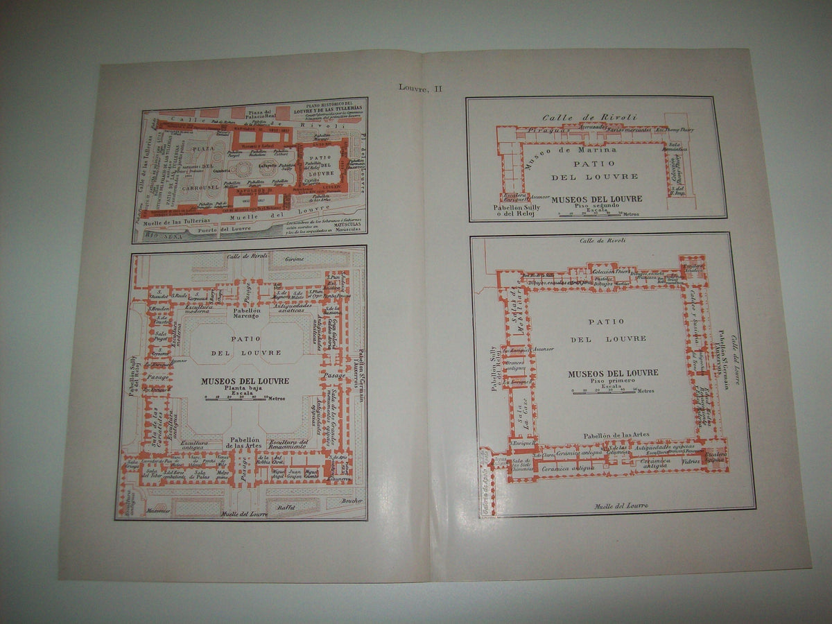 LAMINA ESPASA 1539: Plano del Louvre