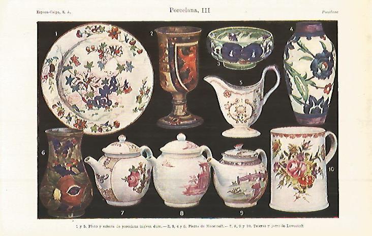 LAMINA ESPASA 15270: Porcelana de Inglaterra