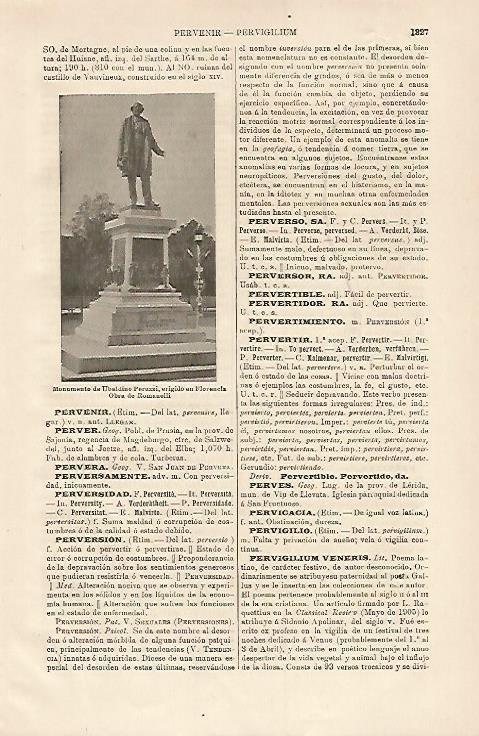 LAMINA ESPASA 15840: Monumento a U. Peruzzi en Florencia