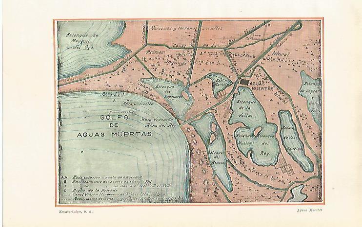 LAMINA ESPASA 15431: Mapa del Golfo de Aguas Muertas