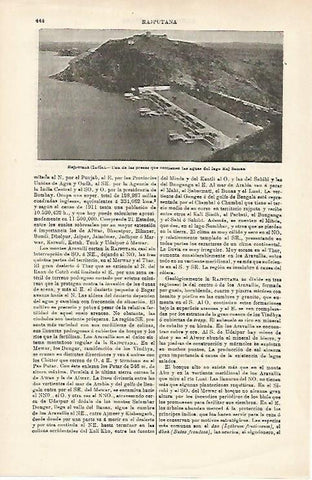 LAMINA ESPASA 15922: Presa de Rajputana India