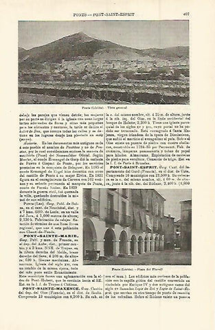 LAMINA ESPASA 15248: Vista general de Ponts Lleida