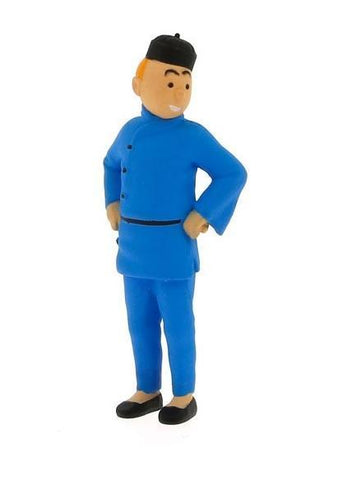 TINTIN: Figura PVC Tintin: Tintin en El loto azul - Figura Pequeña 6 cm (ref. #42461)