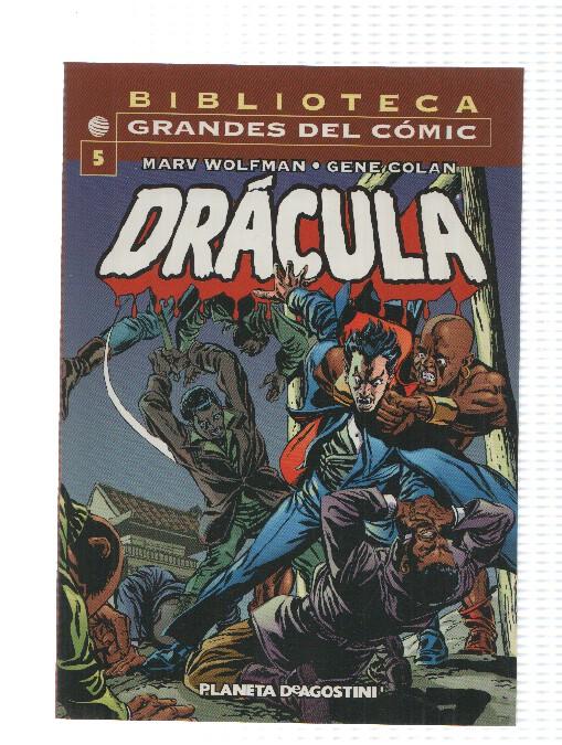 Planeta: num 5 de Dracula - Biblioteca Grandes del Comic. La noche del cazador