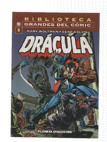 Planeta: num 5 de Dracula - Biblioteca Grandes del Comic. La noche del cazador