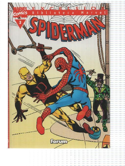 Marvel Comics: Spiderman num 3, Excelsior - Biblioteca Marvel. La amenaza de Misterio