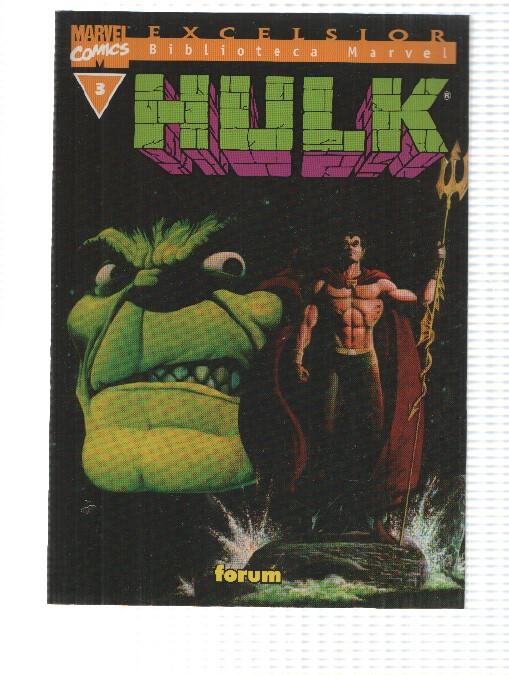 Marvel Comics: num 3 de Hulk , Excelsior - Biblioteca Marvel. El hombre submarino ataca