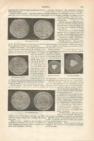 LAMINA ESPASA 27904: Monedas perforadas