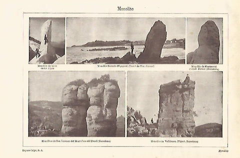LAMINA ESPASA 27925: Monolitos