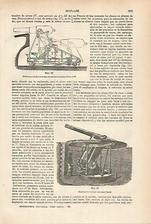 LAMINA ESPASA 27942: Sistema Moncrieff