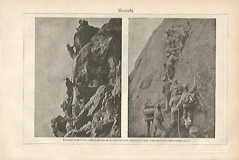LAMINA ESPASA 27955: Tropas italiana alpinas