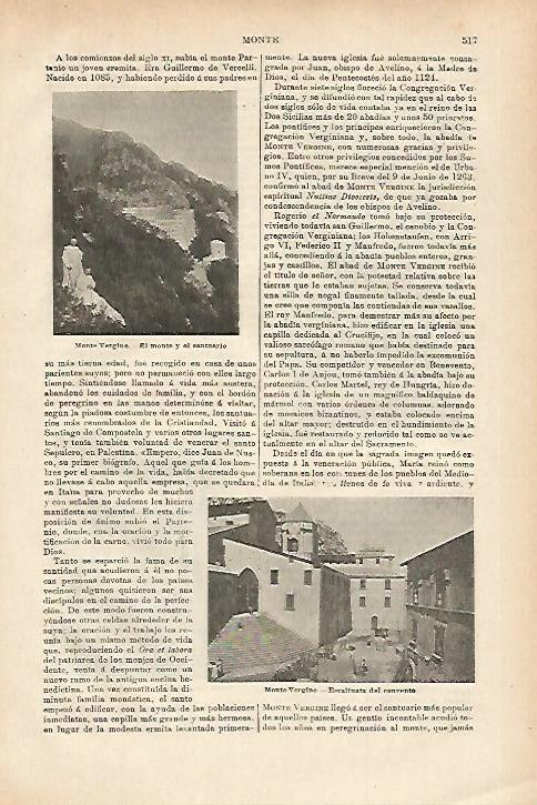 LAMINA ESPASA 27983: Santuario de Monte Vergine Italia
