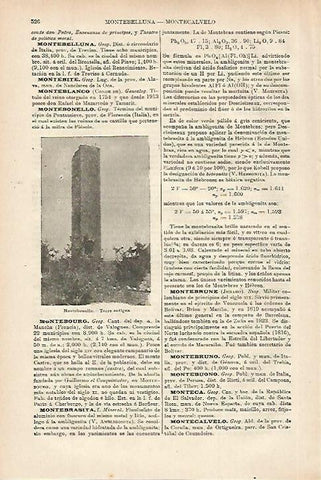 LAMINA ESPASA 27987: Torre de Montebonello Italia