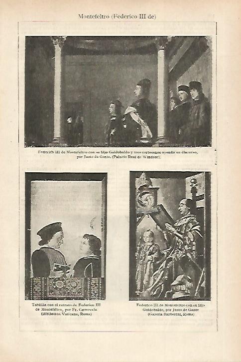 LAMINA ESPASA 27992: Federico III de Montefeltro