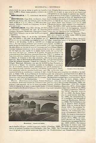 LAMINA ESPASA 27995: Puente de Montelimar Francia