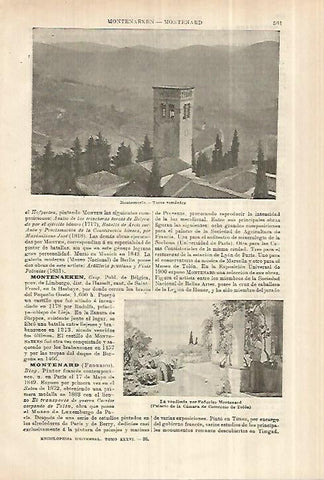 LAMINA ESPASA 27997: Torre romanica de Montemurlo
