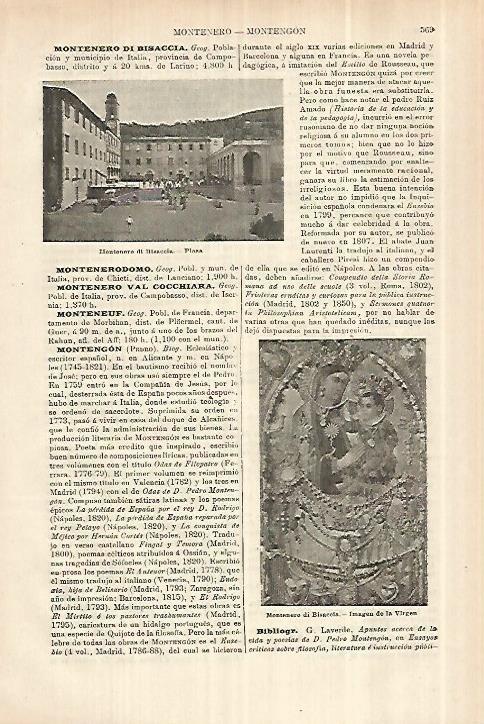 LAMINA ESPASA 28001: Plaza de Montenero di Basaccia Italia