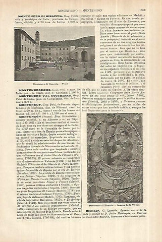 LAMINA ESPASA 28001: Plaza de Montenero di Basaccia Italia