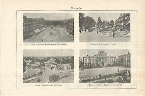 LAMINA ESPASA 28041: Vistas de Montpellier
