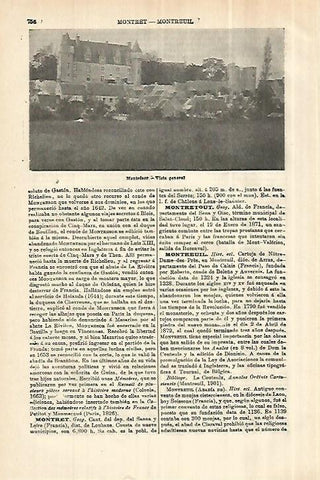 LAMINA ESPASA 28049: Vista de Montresor Francia