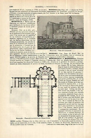 LAMINA ESPASA 28102: Monassterio de Moreruela Zamora