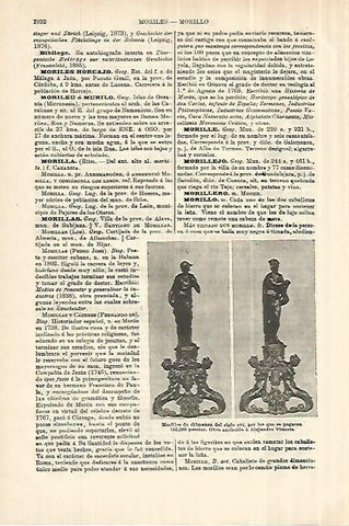 LAMINA ESPASA 28109: Morillos de chimenea