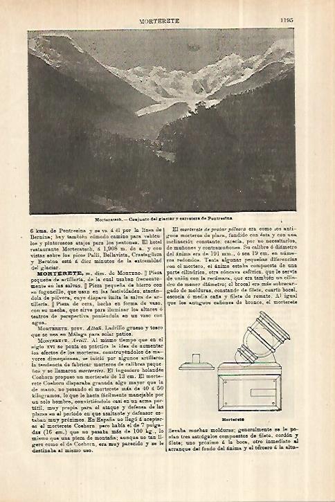 LAMINA ESPASA 28123: Glaciar de Pentresina