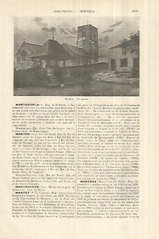 LAMINA ESPASA 28130: Iglesia de Morthoe Inglaterra