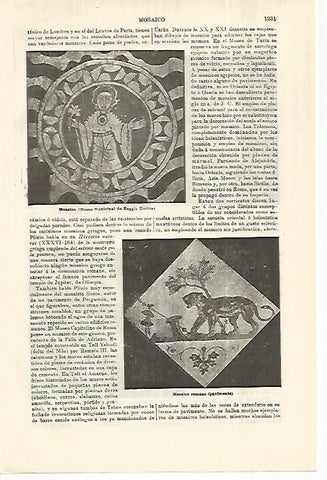 LAMINA ESPASA 28136: Mosaicos romanos