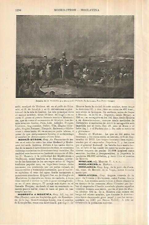 LAMINA ESPASA 28151: Batalla de la Moskova por Desarnod