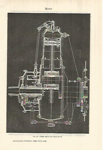 LAMINA ESPASA 28171: Motor Gnome