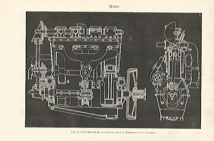 LAMINA ESPASA 28175: Motor de aluminio Frontenac