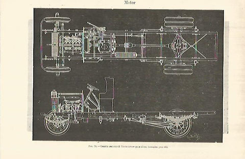 LAMINA ESPASA 28177: Camion automovil Pierce-Arrow