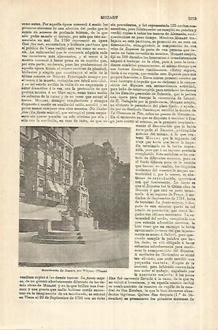 LAMINA ESPASA 28188: Monumento a Mozart en Viena
