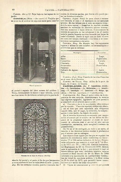 LAMINA ESPASA 28194: Cancel giratorio