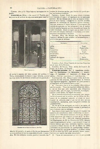 LAMINA ESPASA 28194: Cancel giratorio