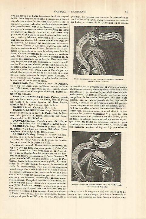 LAMINA ESPASA 28204: Pedro Candiano I Dux de Venecia