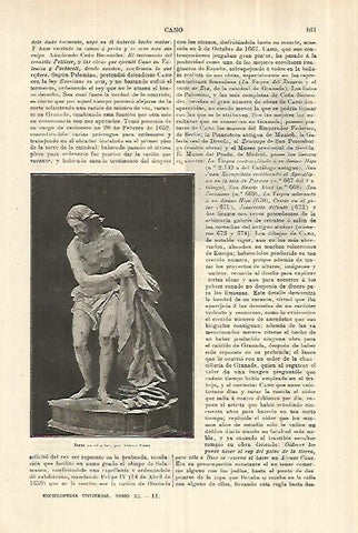 LAMINA ESPASA 28209: Jesus en el pilar por Alonso Cano