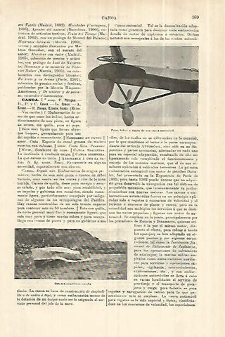 LAMINA ESPASA 28211: Canoa automovil
