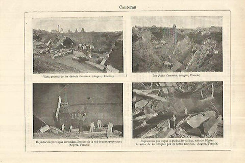 LAMINA ESPASA 28229: Canteras en Francia
