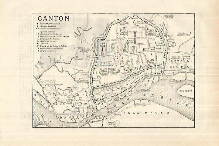 LAMINA ESPASA 28234: Plano de Canton China