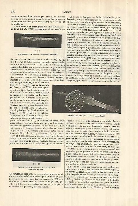 LAMINA ESPASA 28239: Cañon de Luis XIV