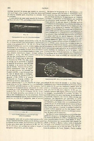 LAMINA ESPASA 28239: Cañon de Luis XIV